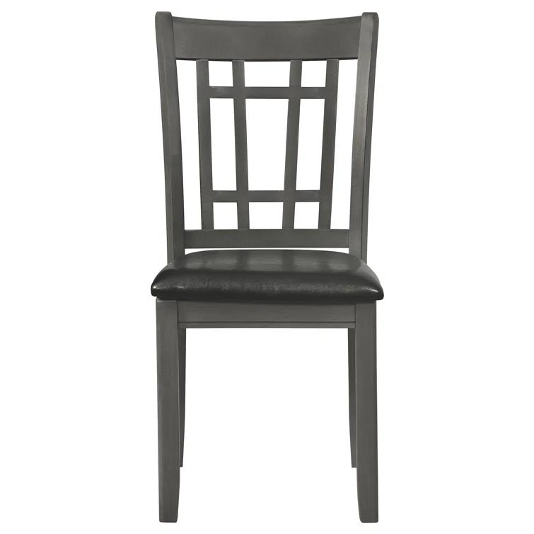 Damian 5-Piece Dining Set Medium Grey