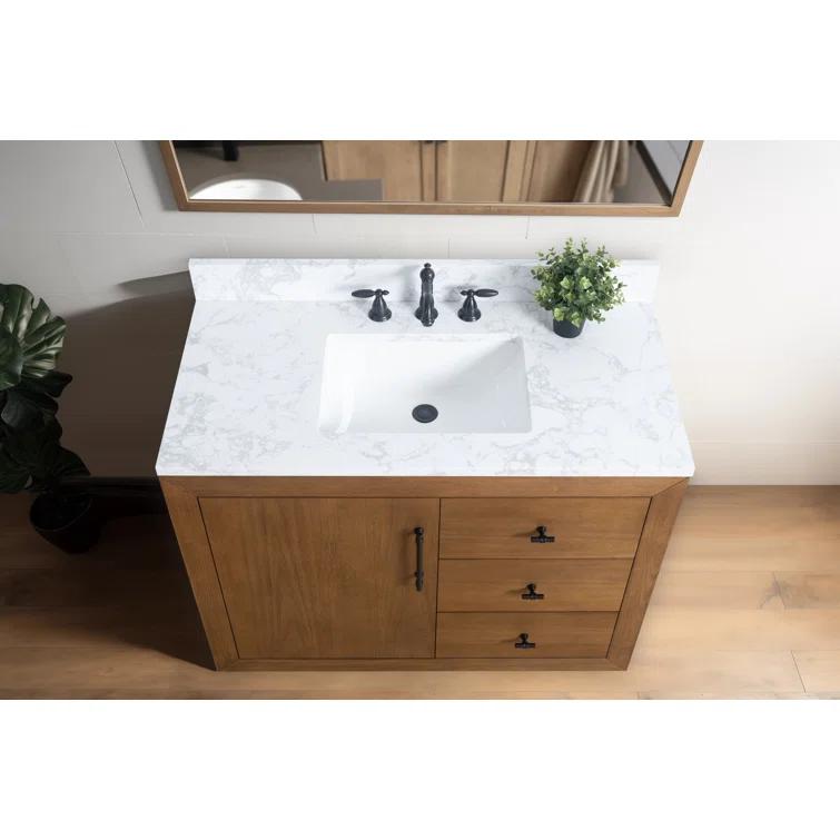 42" Single Bathroom Vanity Set