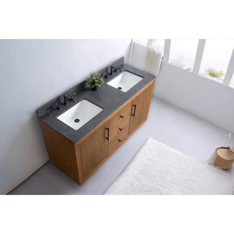 60" Double Bathroom Vanity Set with Top