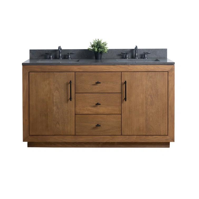 60" Double Bathroom Vanity Set with Top