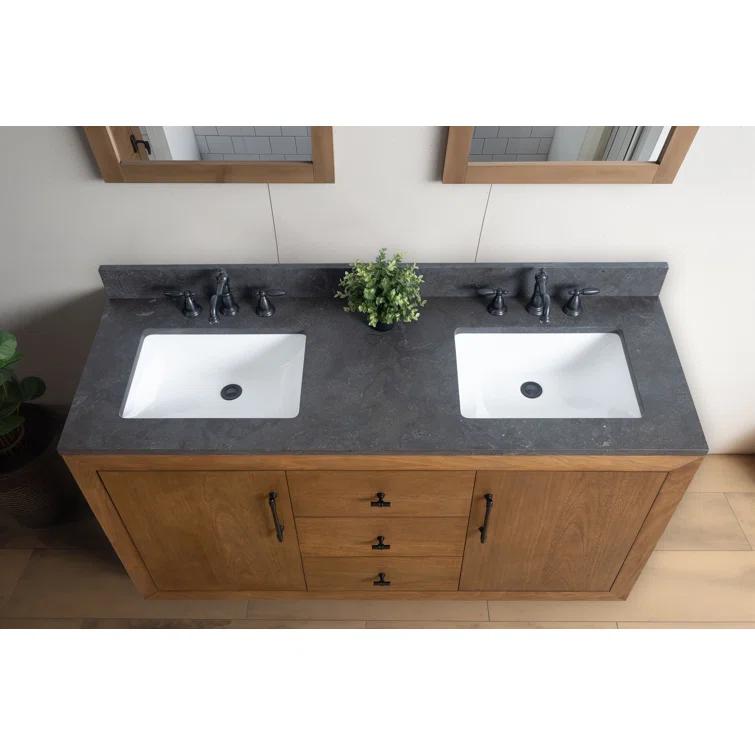 60" Double Bathroom Vanity Set with Top