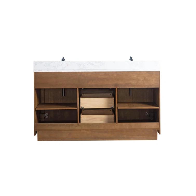60" Double Bathroom Vanity Set with Top