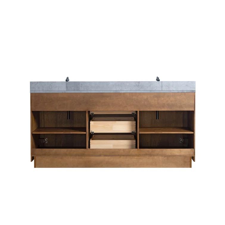 72" Free Standing Double Bathroom Vanity