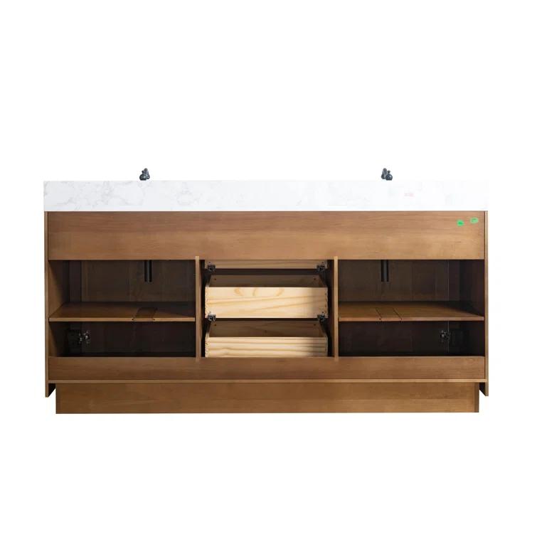72" Free Standing Double Bathroom Vanity