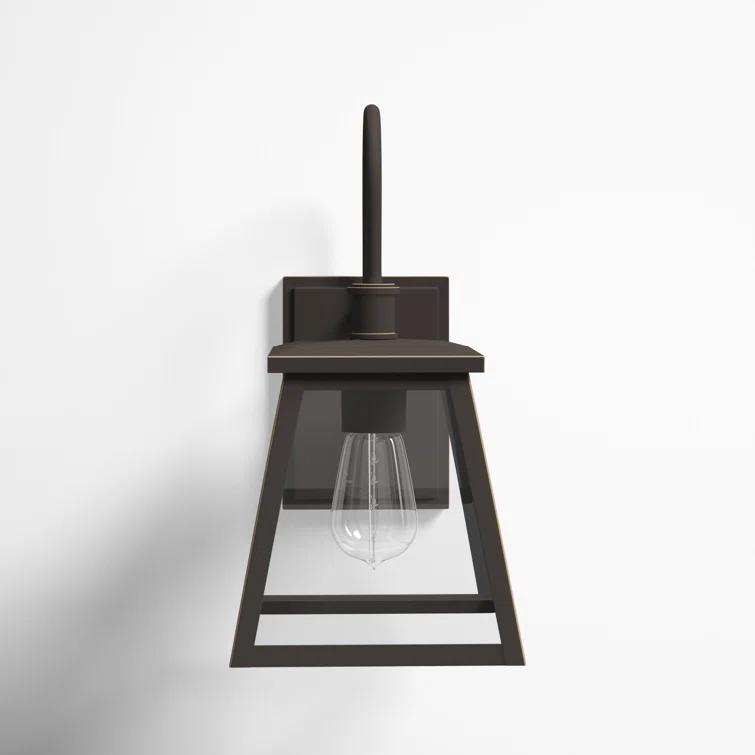 Wrentham Single Light Bell Outdoor Aluminum Wall Light