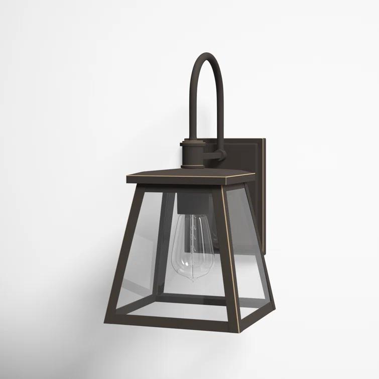 Wrentham Single Light Bell Outdoor Aluminum Wall Light