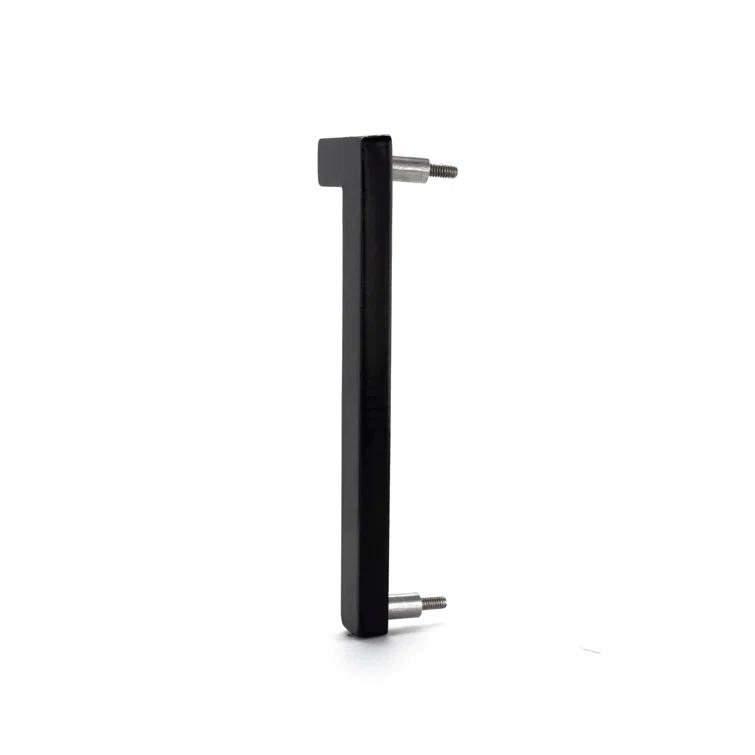 8 in. Black Aluminum Floating or Flat Modern House Number 1