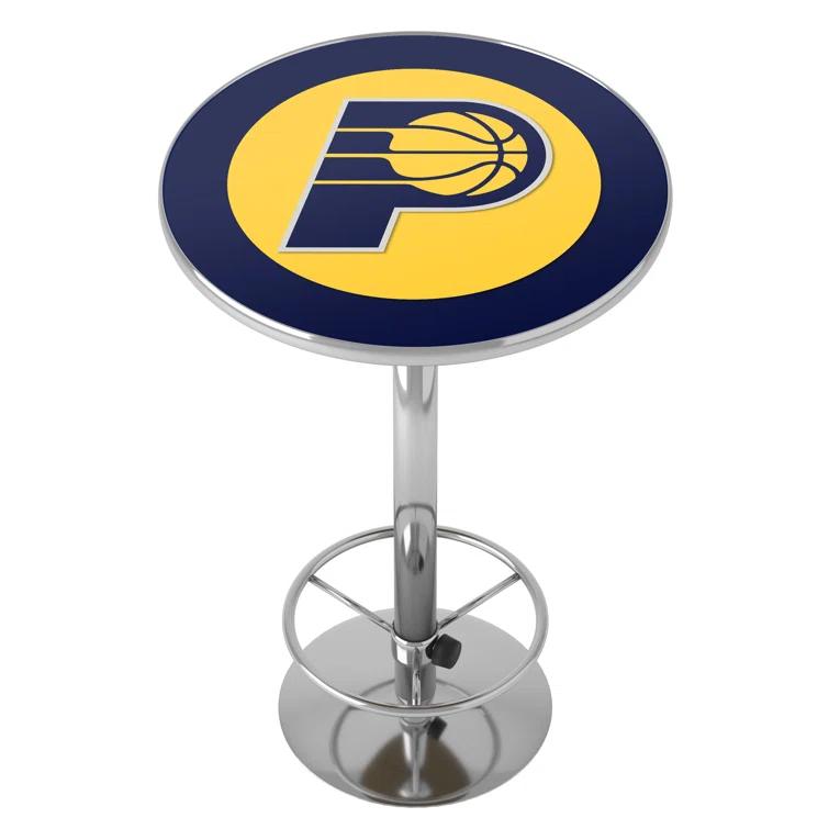 Trademark Global Round Metal Base Dining Table