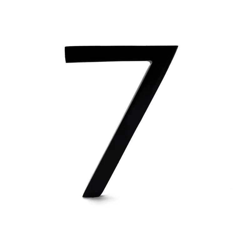 6'' H Metal House Number