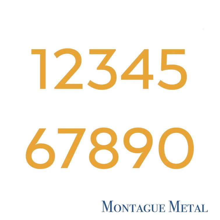 Montague Metal Products Inc. 6'' H Metal House Number