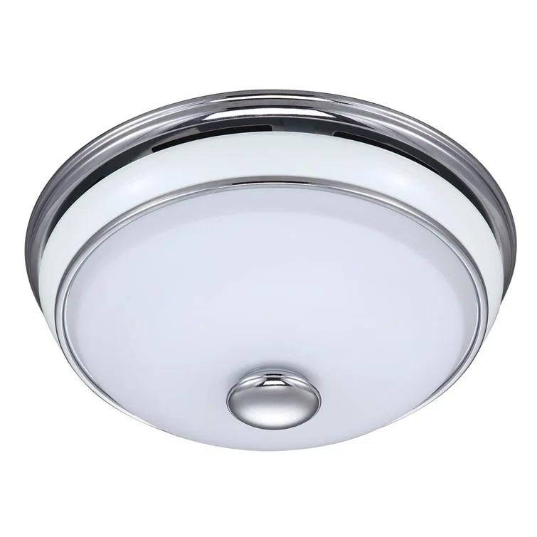 Good Housekeeping Abbey (81021) Decorative 90 CFM 2.5 Sones Bathroom Ventilation Exhaust Fan with Light
