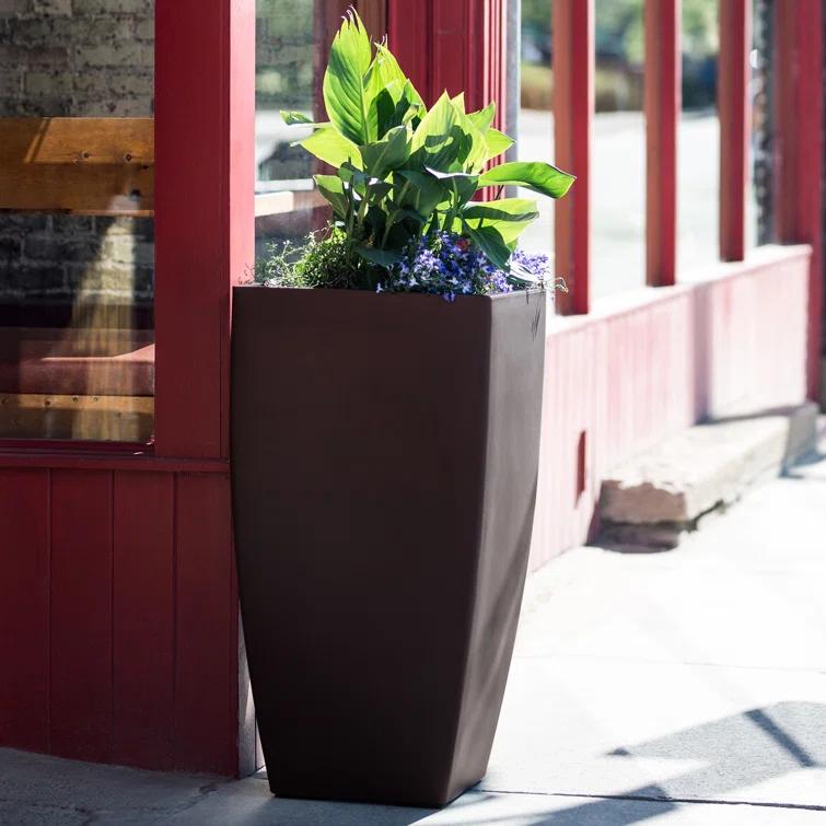 Mayne Inc. Vernamae  Resin Pot Planter With Water Reservoir