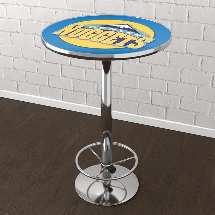 Trademark Global Round Metal Base Dining Table