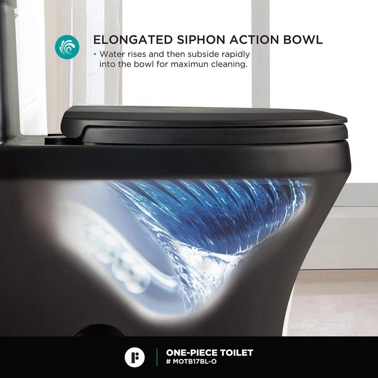 Fine Fixtures 1.6 GPF Comfort Height One-piece Toilet