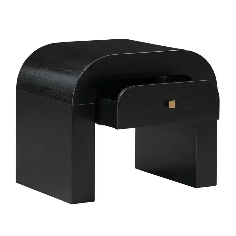Pum Solid Wood Nightstand