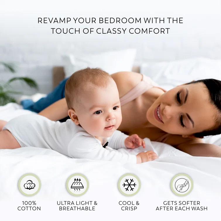 Color Sense 100% Cotton Ultra-Light Pillowcases & Reviews | Wayfair