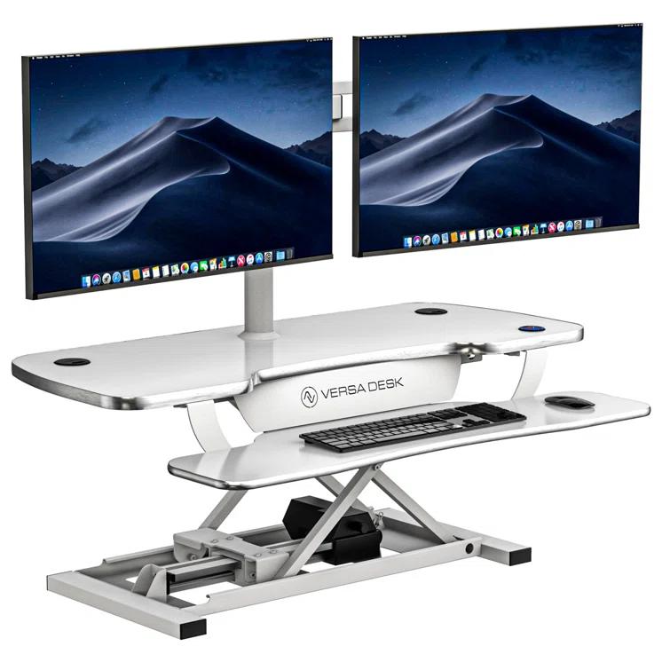 VERSADESK VersaDesk PowerPro Electric Height Adjustable Desk Converter w/ USB Charging Port