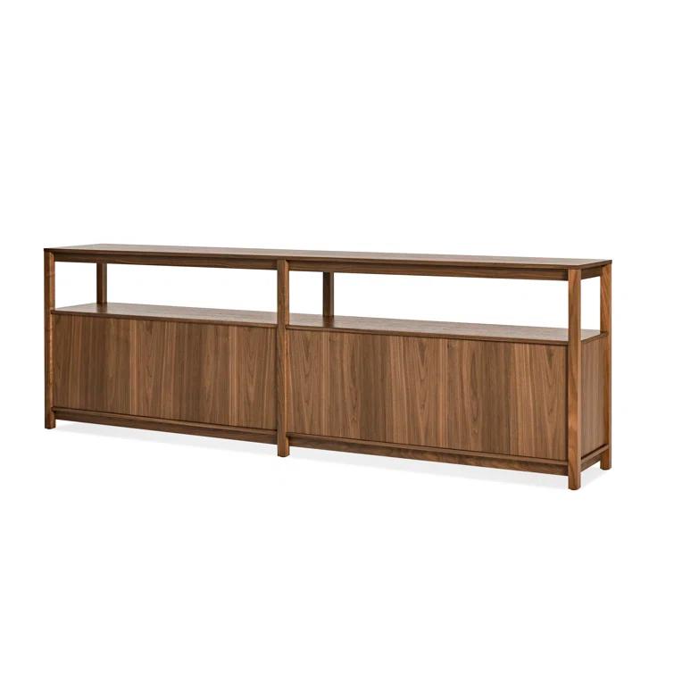 Open Plan Large Low Bookcase w/ Storage