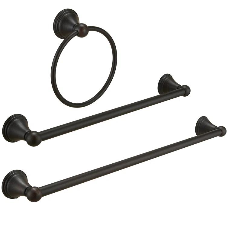 Kingston Brass Heritage 3-Piece Bathroom Hardware Set