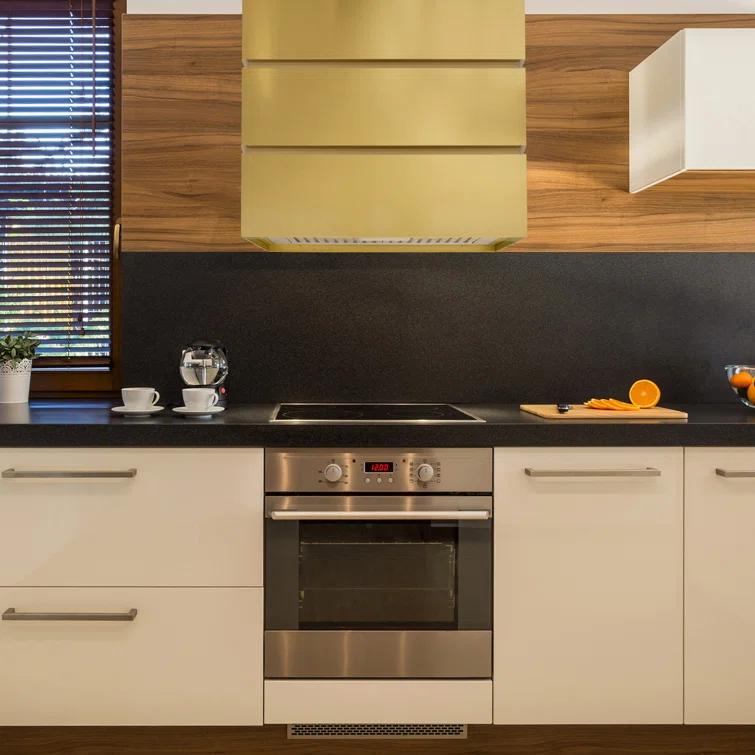 Akicon 600 CFM Wall Mount Range Hood Stainless Steel 3 Stacks Modern Box AK-HS36L-MG