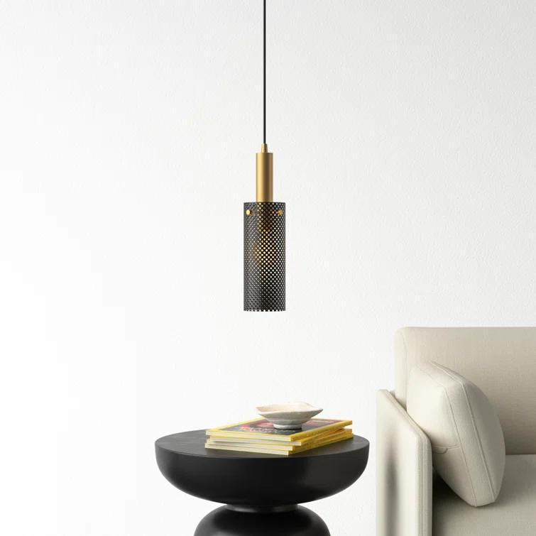 Bacco Single Light Metal Steel Dimmable Pendant