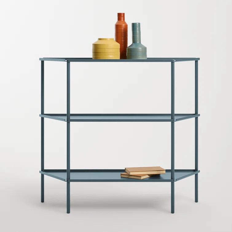 Not For Nothing 38'' W Powder Coated Aluminum Shelving Unit