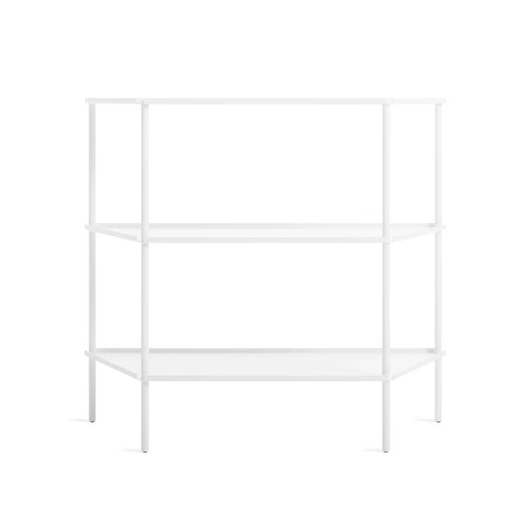 Not For Nothing 38'' W Powder Coated Aluminum Shelving Unit