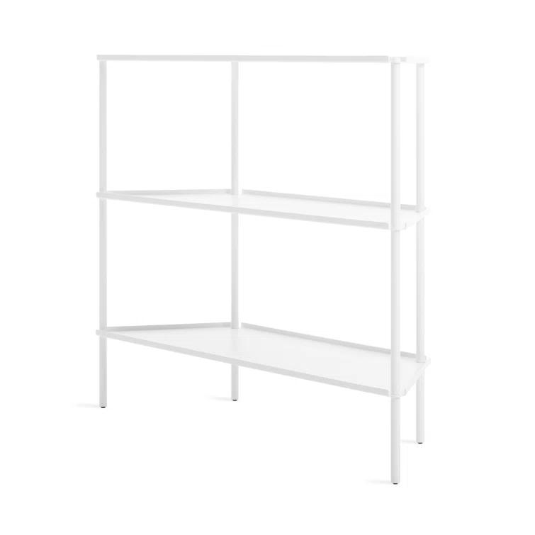 Not For Nothing 38'' W Powder Coated Aluminum Shelving Unit