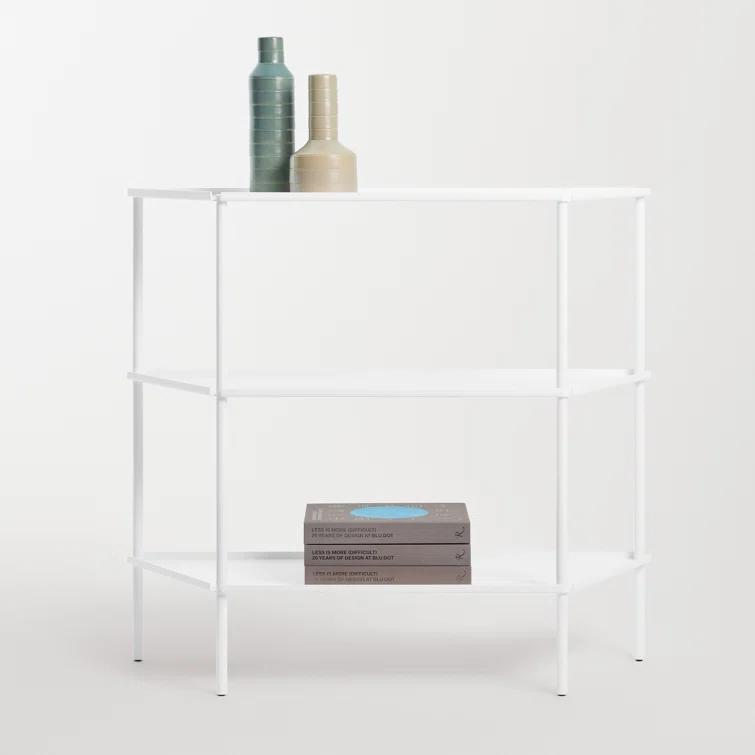 Not For Nothing 38'' W Powder Coated Aluminum Shelving Unit