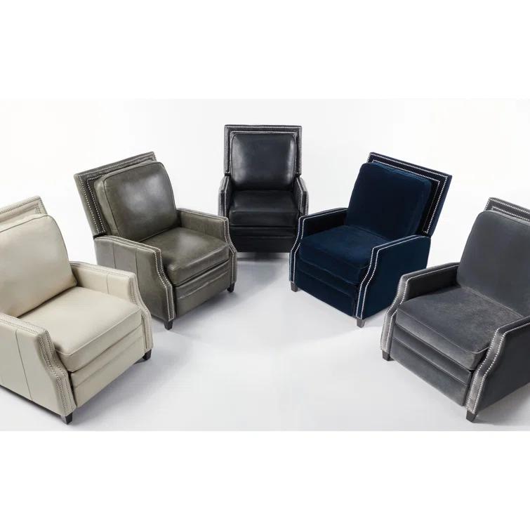 Buddy Leather Recliner - Black - Safavieh
