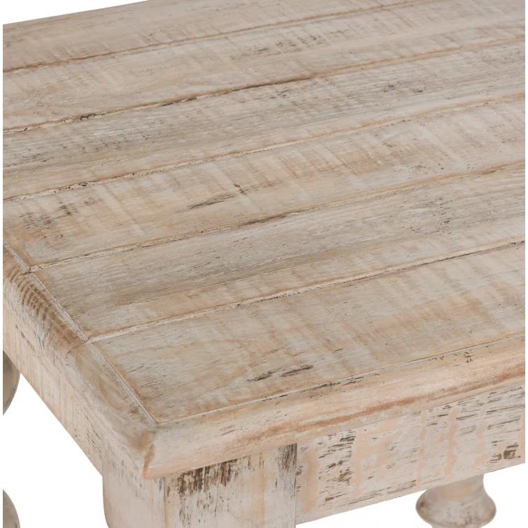 Bander Square Reclaimed Wood End Table (24")