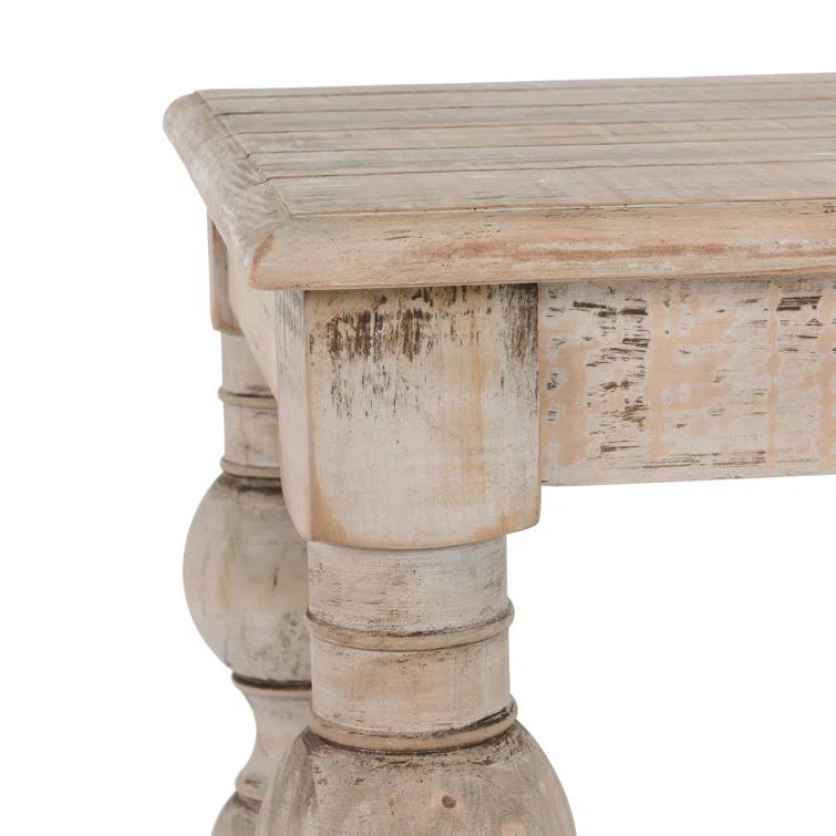 Bander Square Reclaimed Wood End Table (24")
