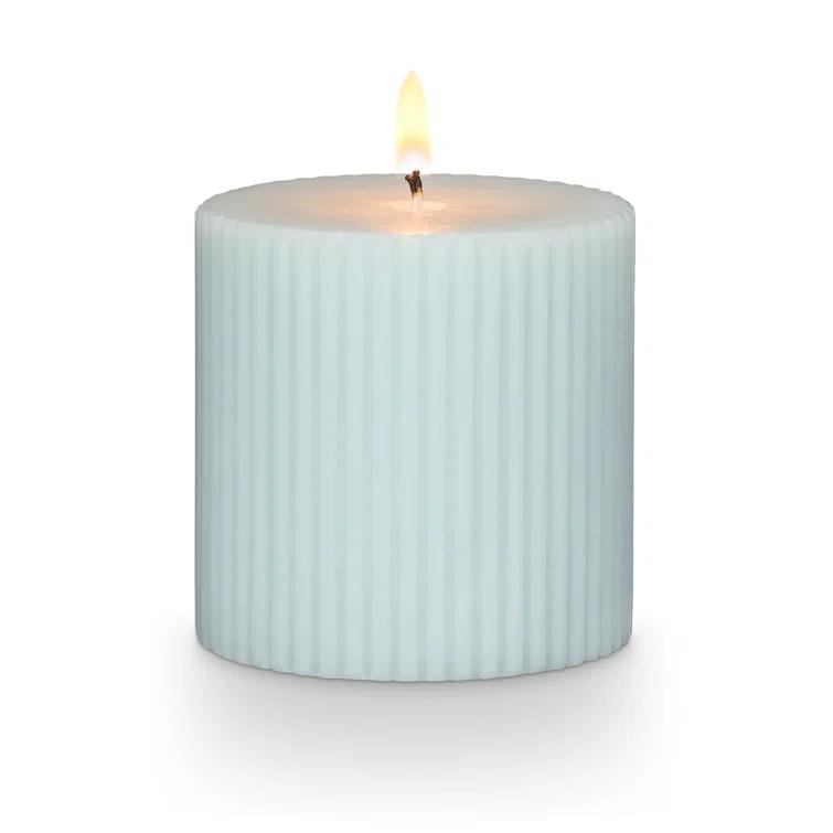 ILLUME Beautifully Done Medium Fragranced Pillar Candle, Blackberry Absinthe
