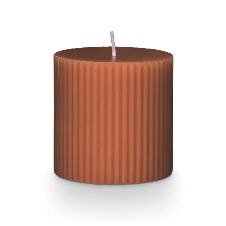 Selin Terra Tabac Pillar Candle