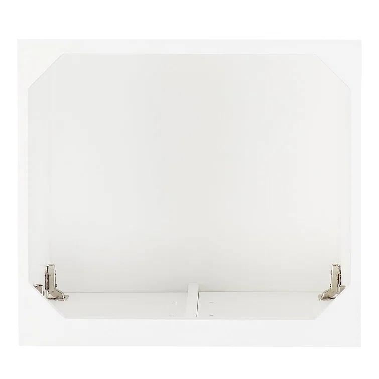 24" Natural Teak Single Bathroom Vanity with Arctic White Quartz Top