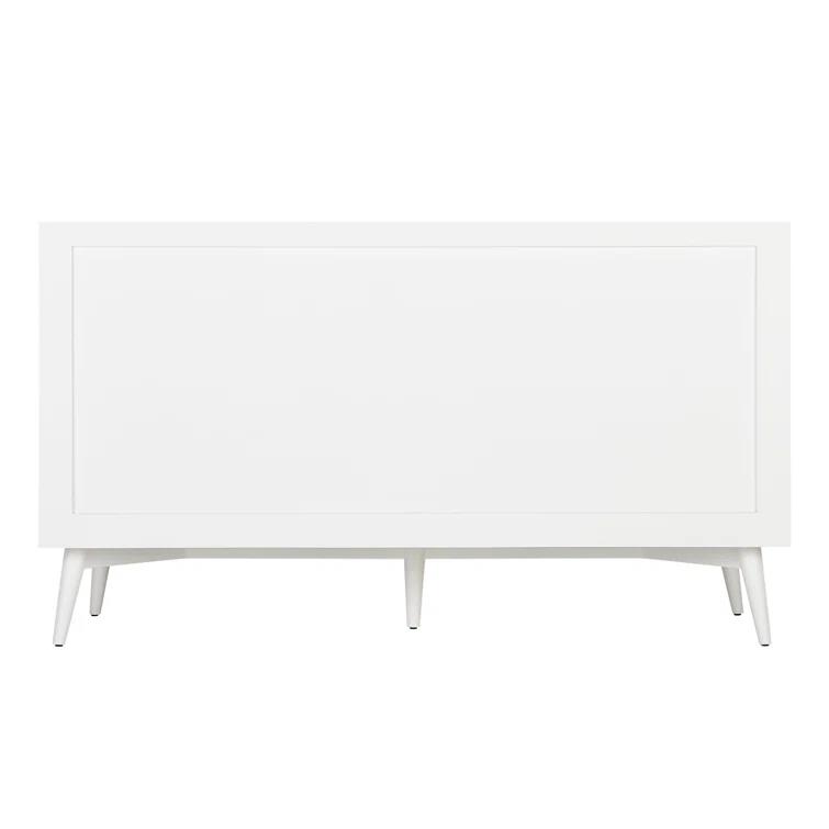 60" Novak Double Bathroom Vanity Set with Rectangular Undermount Sinks