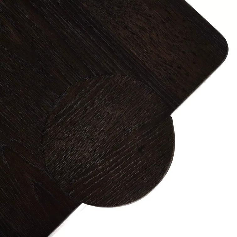 Sylvie 89'' Dark Oak Sideboard with Wrap Stretchers