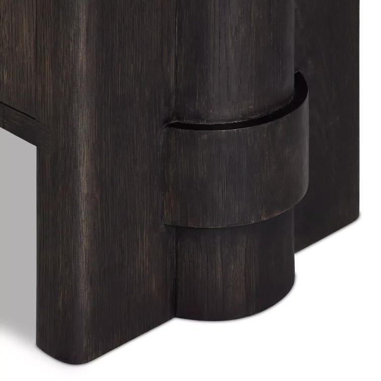 Sylvie 89'' Dark Oak Sideboard with Wrap Stretchers