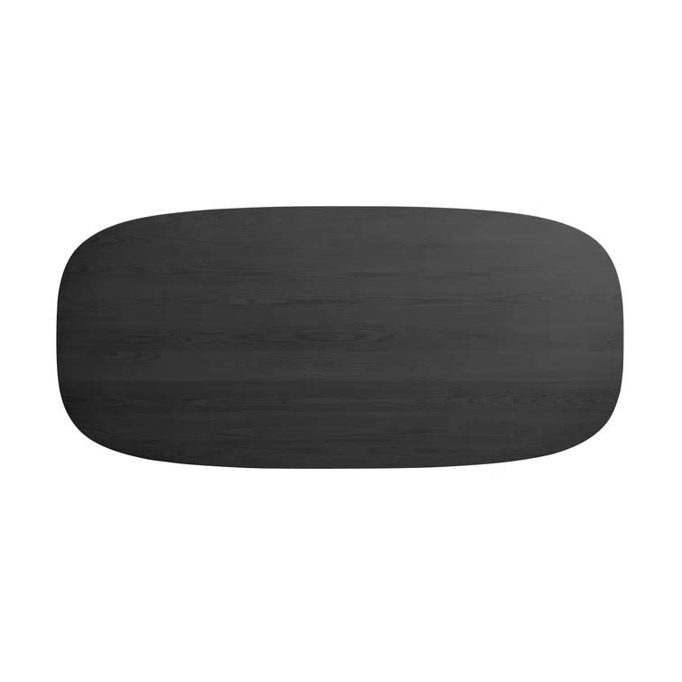 Good Times Oval Solid Wood Top Dining Table