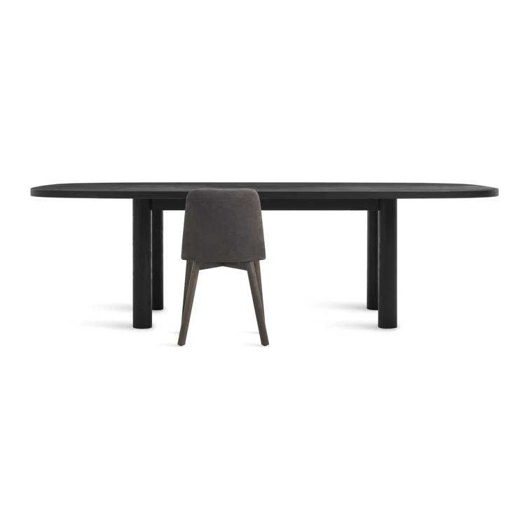 Good Times Oval Solid Wood Top Dining Table