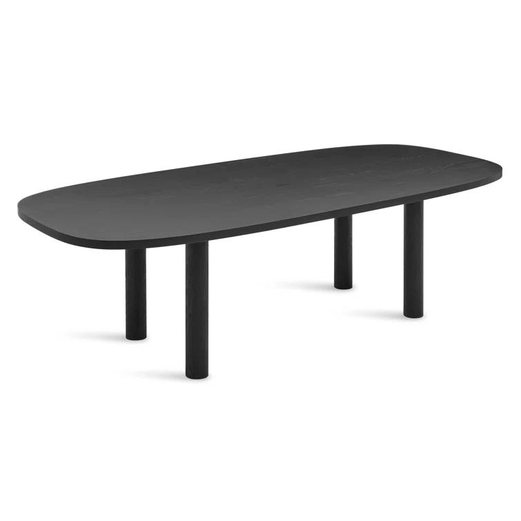 Good Times Oval Solid Wood Top Dining Table