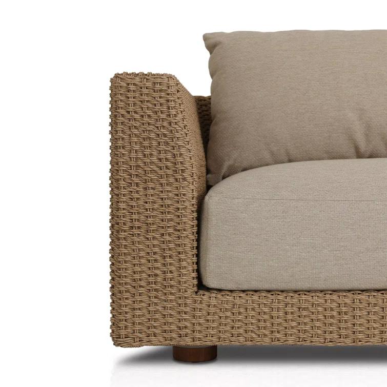 Sylvan Beige Woven Frame 2-Piece Outdoor Sectional