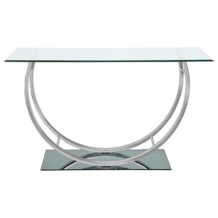 Alma Danville 48'' Glass Top Console Table