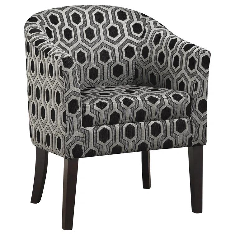 Jansen Upholstered Barrel Chair