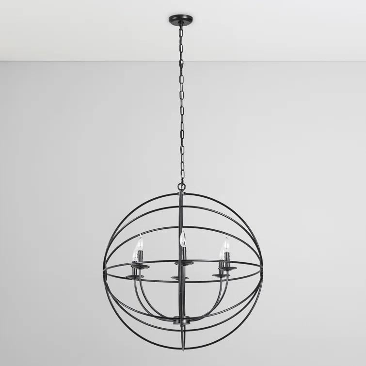Classic Home Voltaire 6 - Light Globe Chandelier