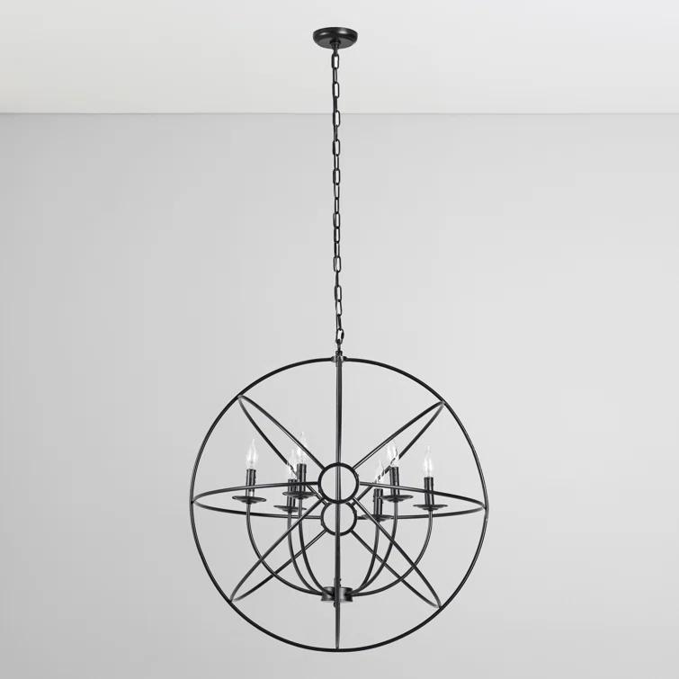 Classic Home Voltaire 6 - Light Globe Chandelier