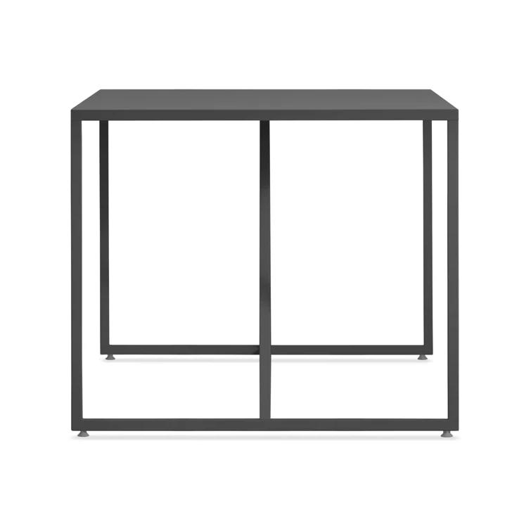 Strut Walnut Metal Base Dining Table