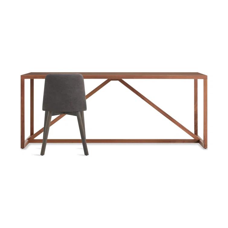 Strut Mid-Century Modern Walnut Dining Table 29" H x 74.5" L