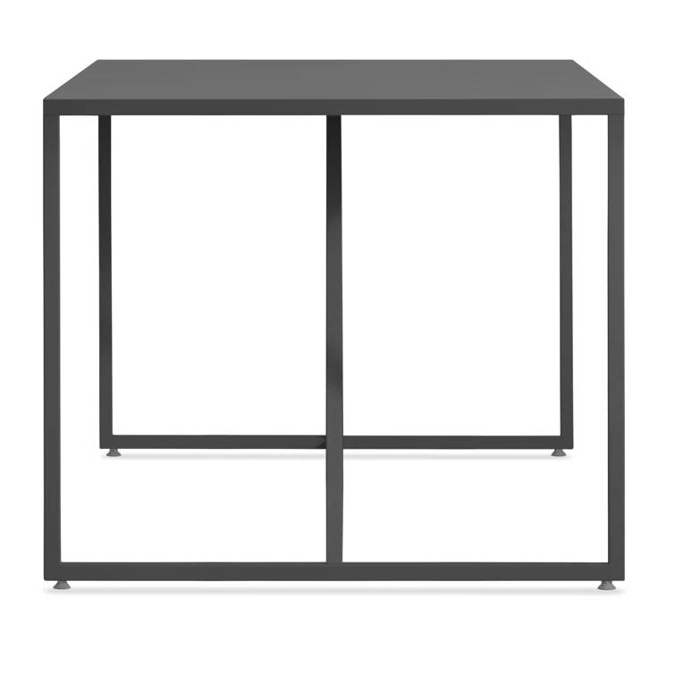 Strut Walnut Metal Base Dining Table
