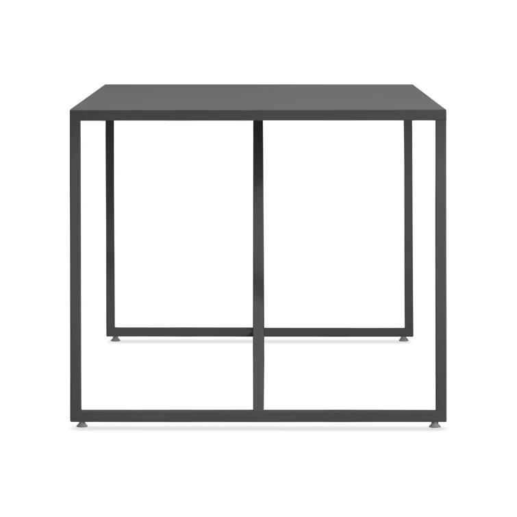 Strut Walnut Metal Base Dining Table